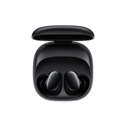 Audífonos Xiaomi Redmi Buds 6 Play con auriculares inalámbricos, carga en estuche y control táctil en color blanco.