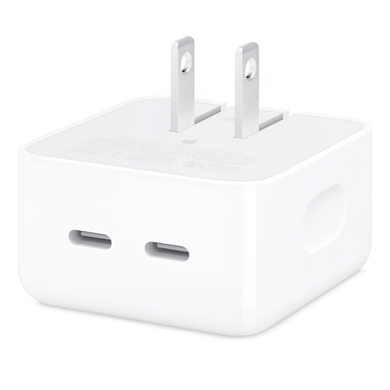Adaptador de Corriente Apple USB-C Doble Entrada 30W