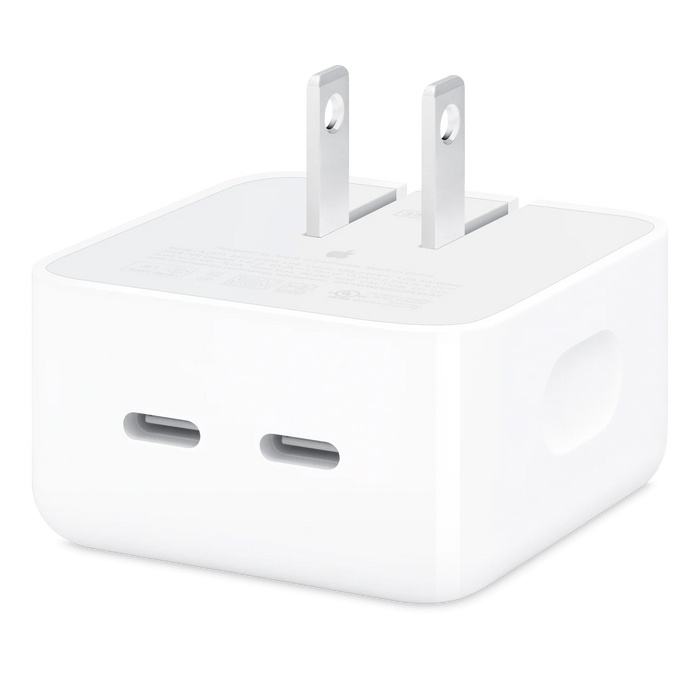 Adaptador de Corriente Apple USB-C Doble Entrada 30W