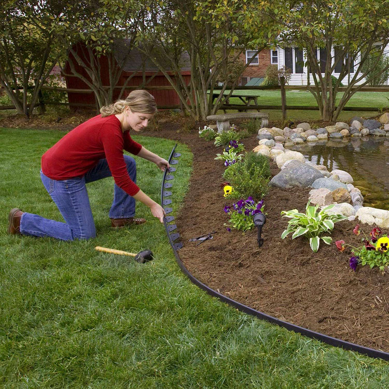 No-Dig Landscape Edging – Black PE Kit