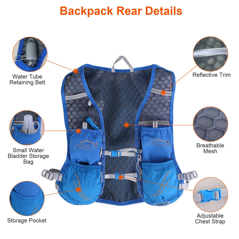 Running Hydration Vest – 5L with Water Bladders