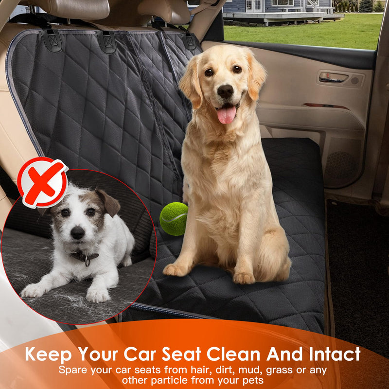 Dog Car Seat Cover - Waterproof and Secure for Car, Truck, and SUV
