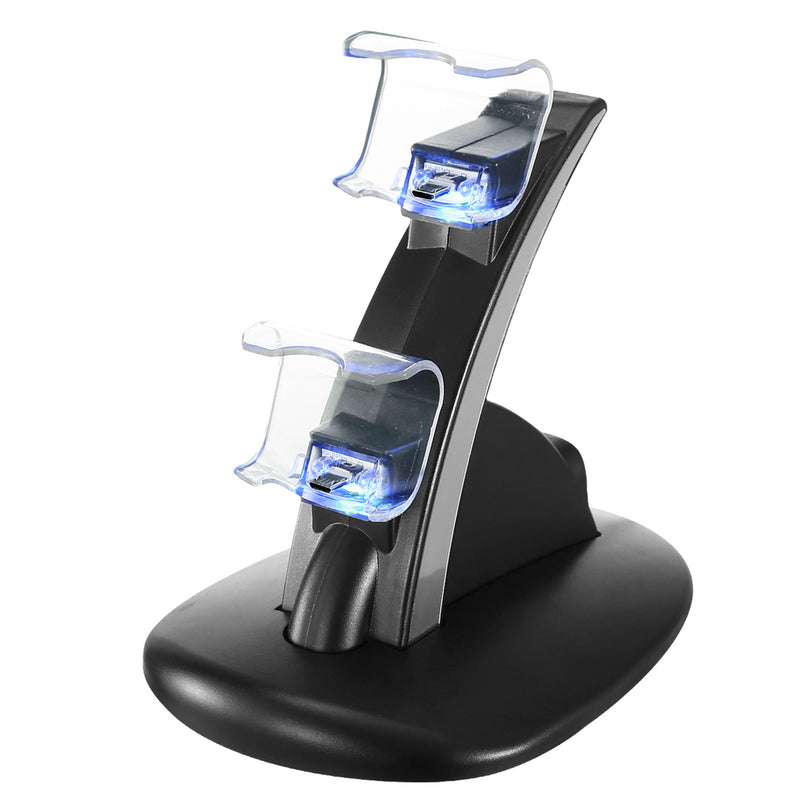 Dual Charging Dock for PS4 Controllers – Micro USB with LED Indicator