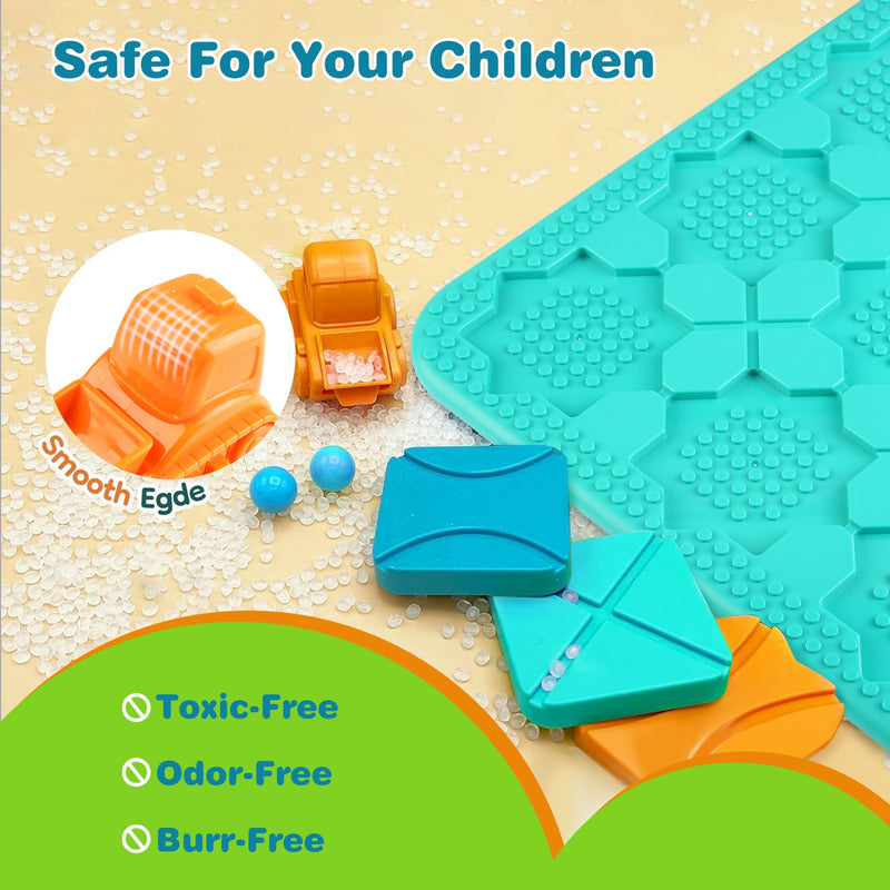 Children's Educational Game – Montessori Path Builder Logic Puzzle STEM