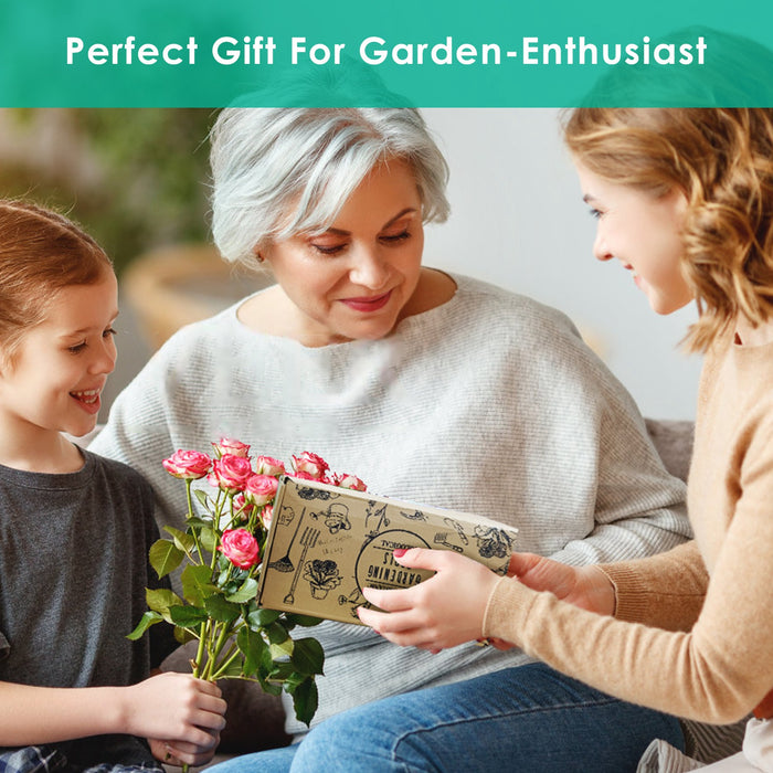 13-Piece Gardening Tool Set - Aluminum Alloy with Organizer Bag