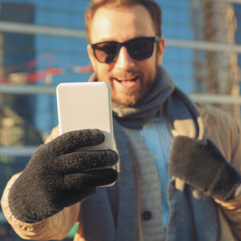 Full Finger Knitted Gloves - Cold Resistant and Screen Compatible
