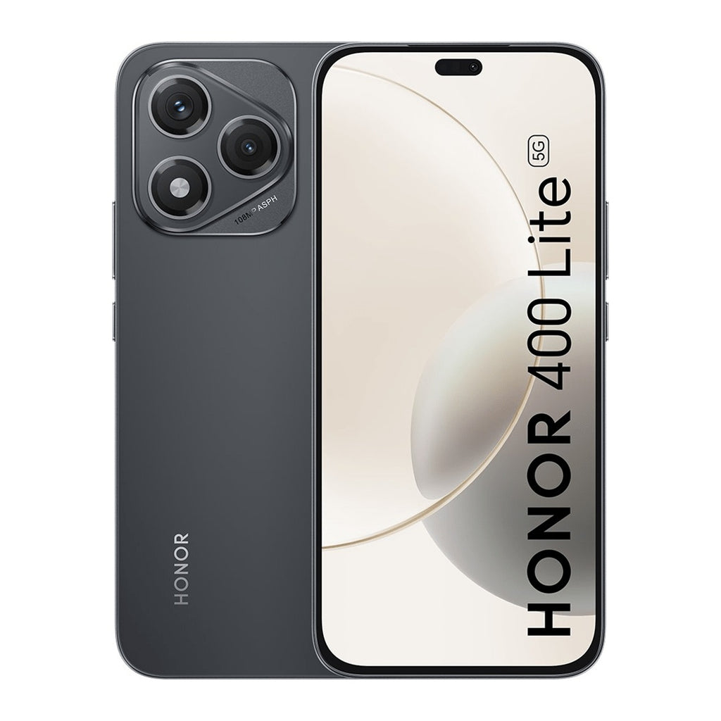 HONOR 400 Lite 5G - Smartphone 8GB+256GB, Cámara 108MP, Botón IA, Pantalla AMOLED 6.7'', Batería 5230mAh, IP65