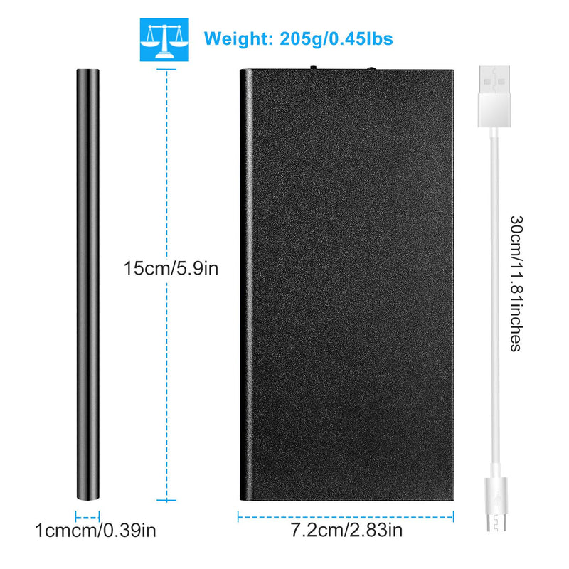 20000 mAh Portable Charger – Ultra-light Power Bank with 2 USB Ports