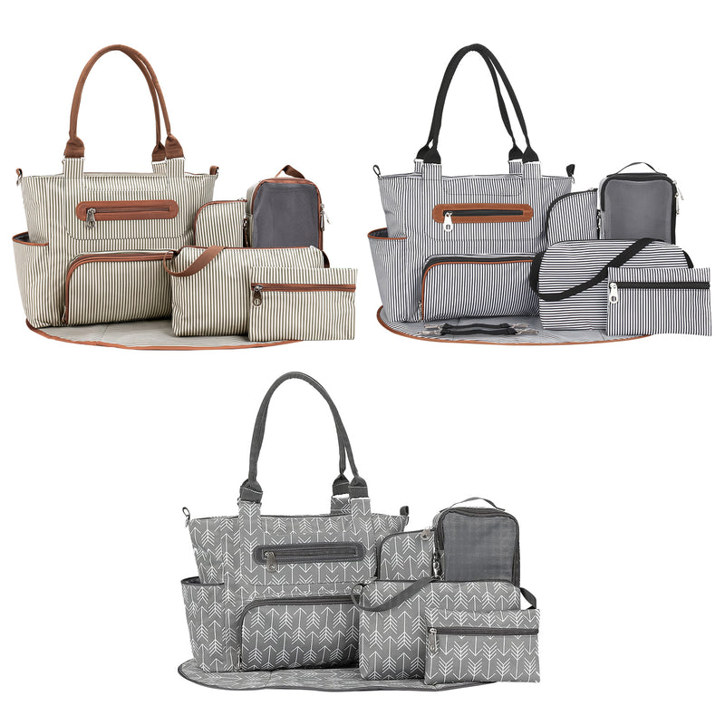 8-Piece Diaper Bag Set – Practical and Spacious for Babies
