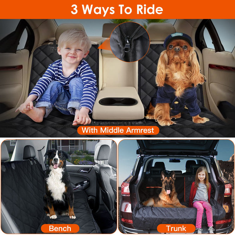 Dog Car Seat Cover - Waterproof and Secure for Car, Truck, and SUV