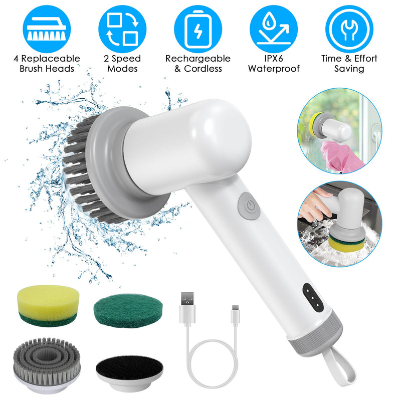 3-in-1 Portable Electric Cleaning Brush
