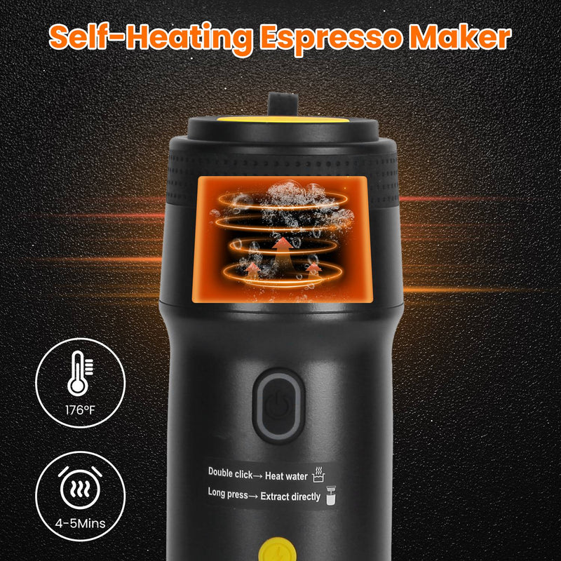 Portable Espresso Machine – For Car, Camping, and Office
