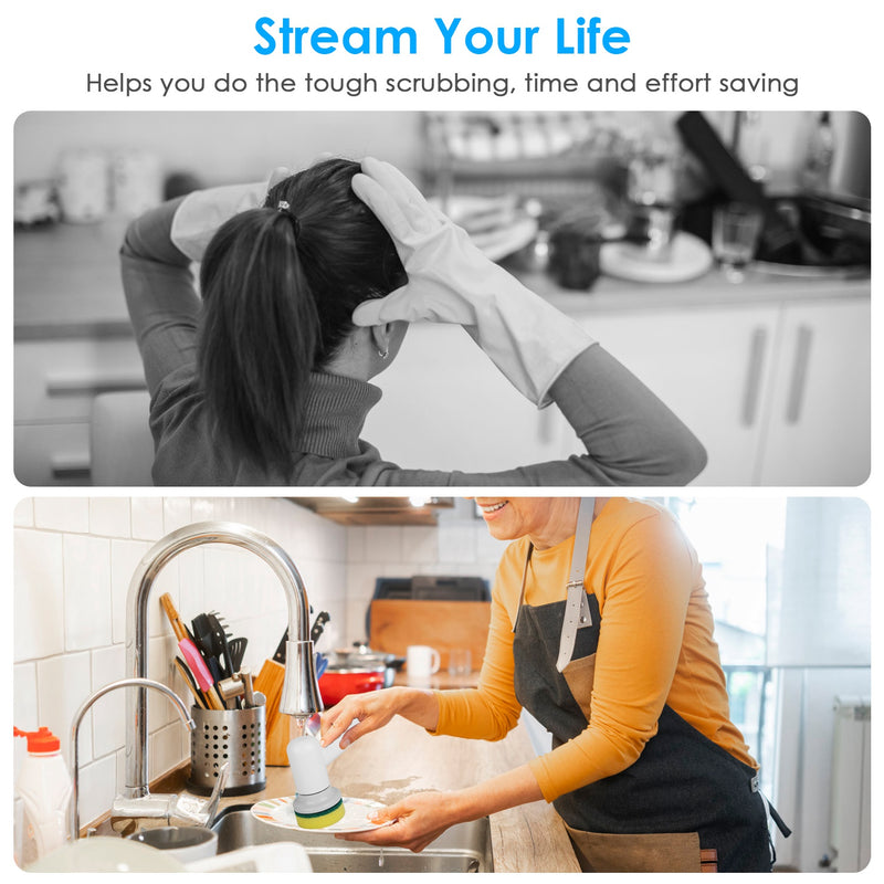 3-in-1 Portable Electric Cleaning Brush