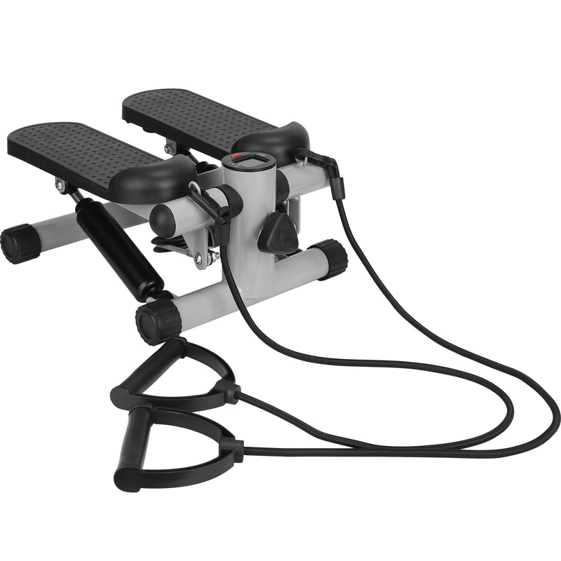 Compact Fitness Stepper – Step Machine with Bands and LCD Display