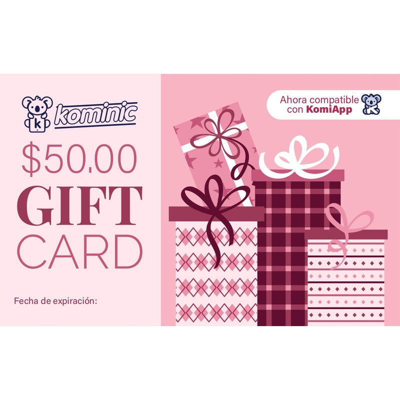 Kominic Physical Gift Card