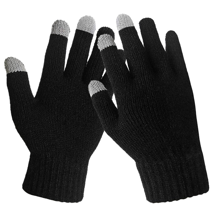 Full Finger Knitted Gloves - Cold Resistant and Screen Compatible