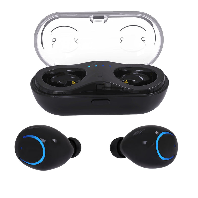 TWS Wireless Earbuds – Stereo with Microphone, Charging Pod, and Call Control