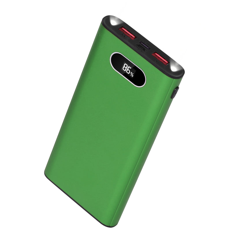 20000mAh Portable Charger – Compact Power Bank with Dual USB Output and LED Light