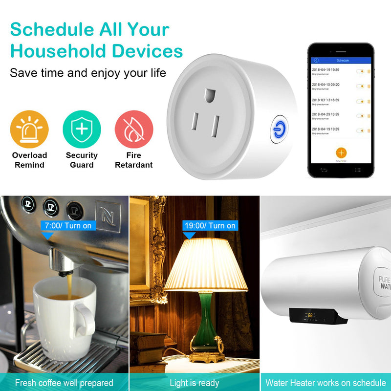 WiFi Smart Socket – Smart Plug with Voice Control and Timer
