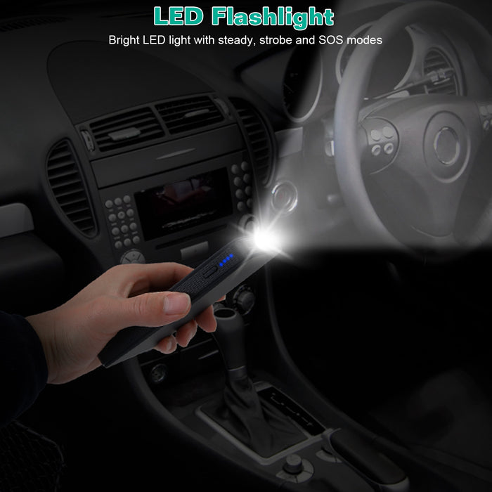 20000mAh Portable Car Jump Starter - 400A with LED Flashlight