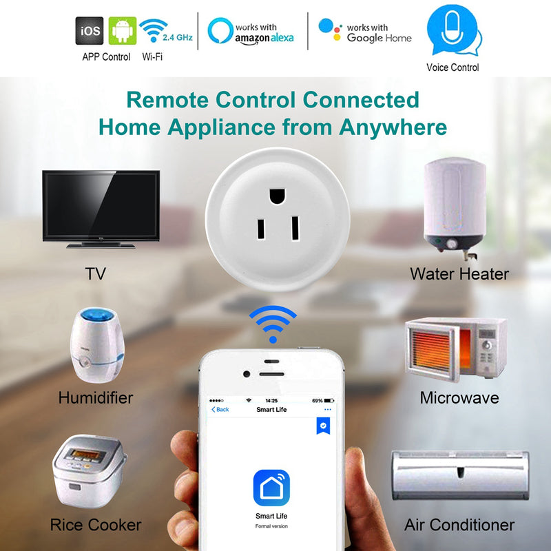 WiFi Smart Socket – Smart Plug with Voice Control and Timer