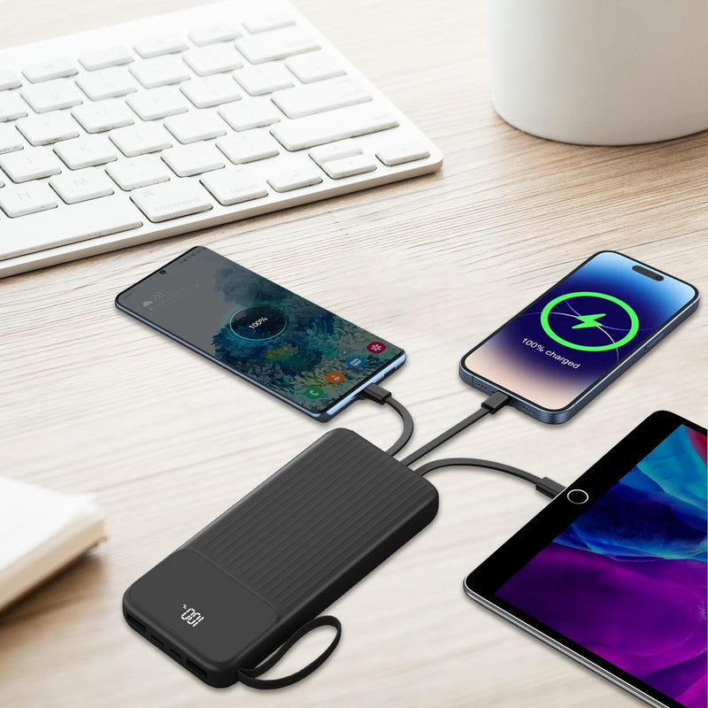 High-Capacity Power Bank – 20000 mAh with Fast Charging and iOS/Android Compatibility