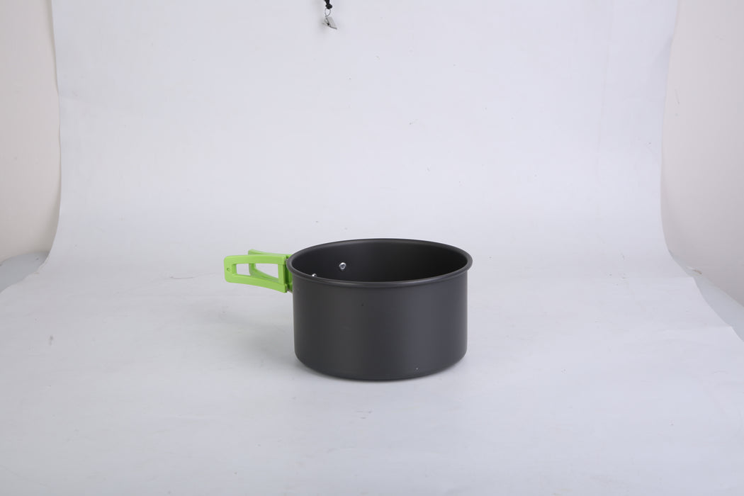 Camping Utensil Set – 16 Pieces with Pot, Pan, Kettle, and Accessories