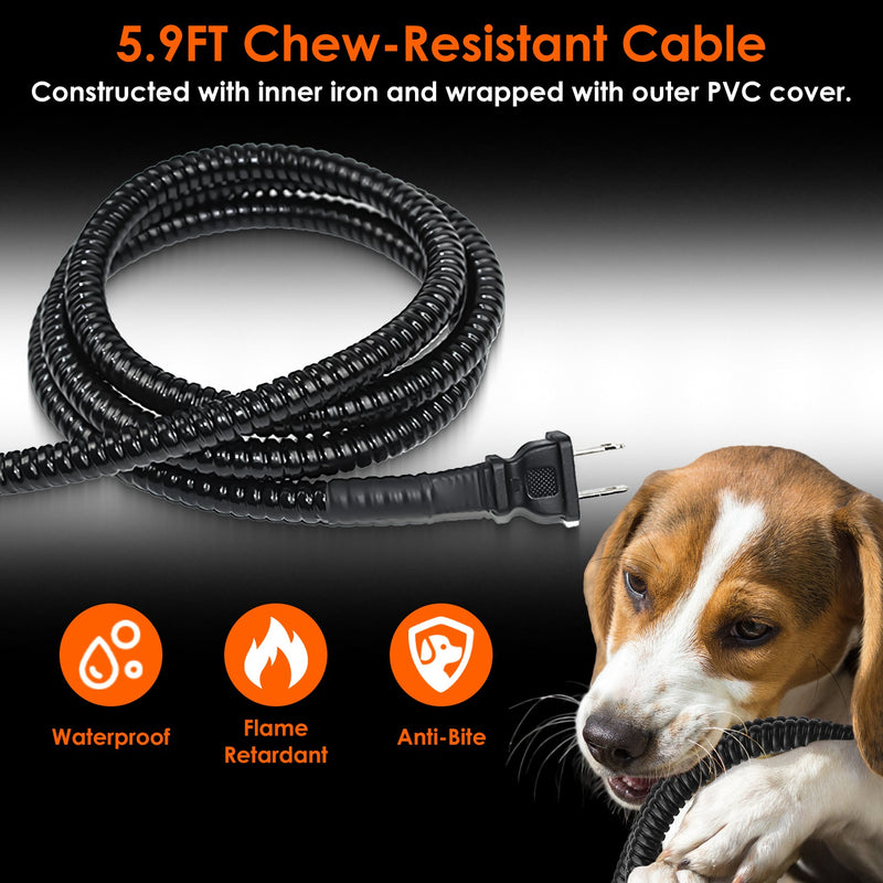 Portable Heated Water Bowl – Heated Bowl for Dogs and Cats 2.2L