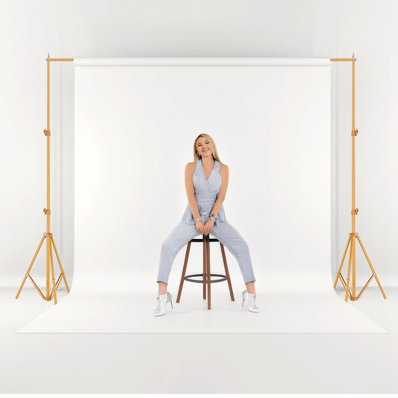 Adjustable Photo Backdrop Stand – 5 to 10 Feet with Bag