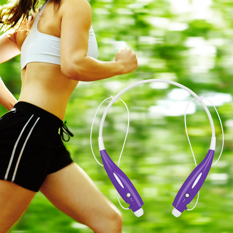 IPX4 Sport Earbuds – Magnetic In-Ear with Microphone and Vibration for Running and Gym