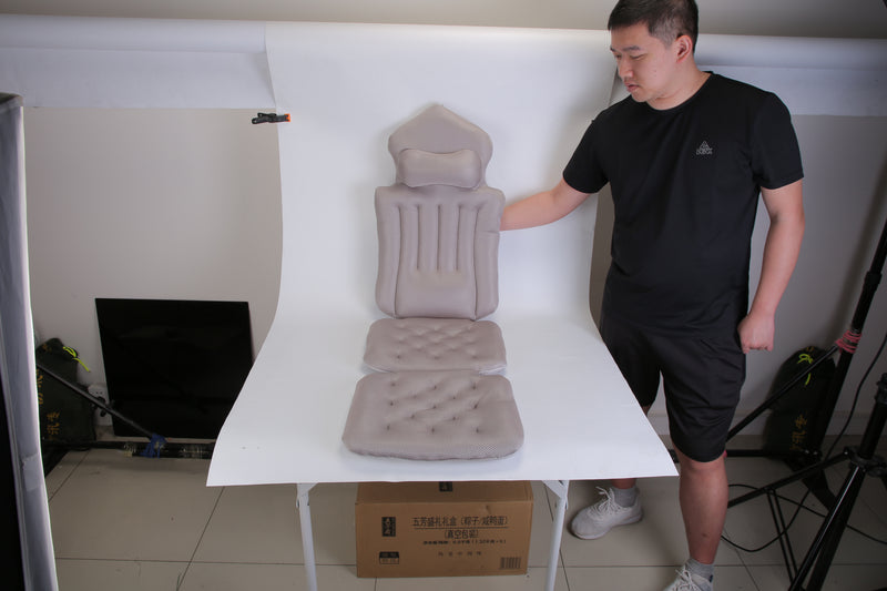 Full Body Bath Pillow – 4D Cushion with Lumbar Support