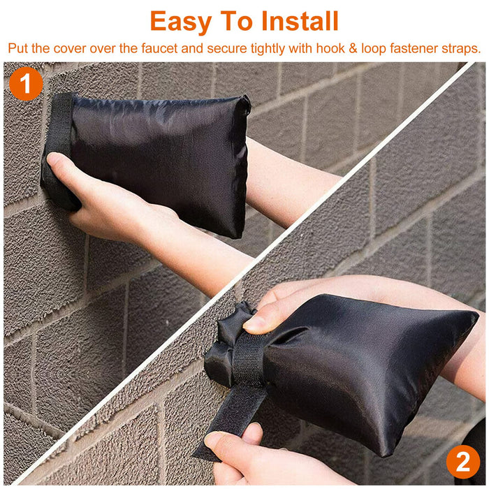 Outdoor Faucet Covers – 4 Pack Anti-freeze