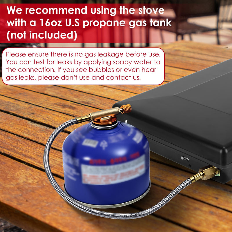 Portable Camping Stove 3 Burners – 20500 BTU Foldable
