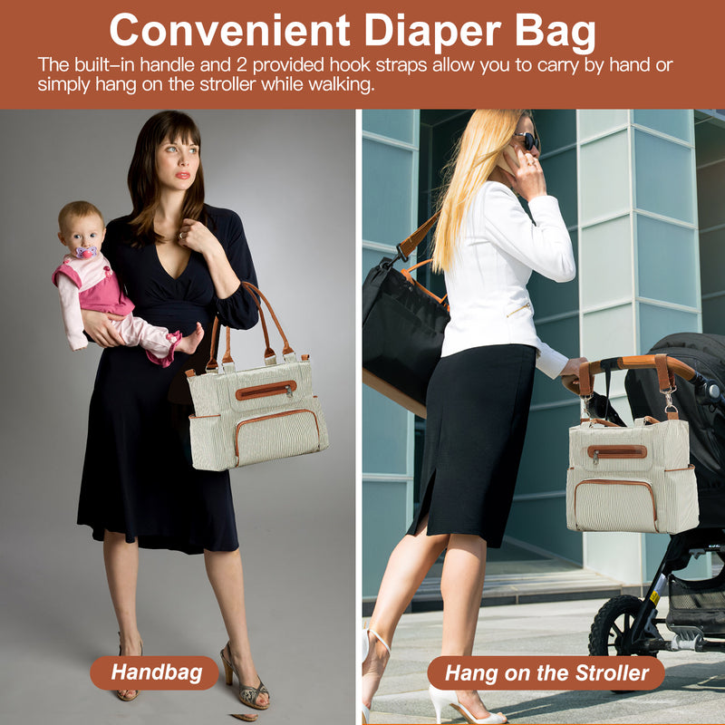 8-Piece Diaper Bag Set – Practical and Spacious for Babies