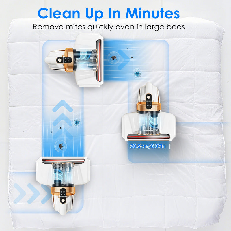 Anti-Allergy Vacuum Cleaner – For Mattresses, Pillows and Cribs with UVC Light and Ultrasound