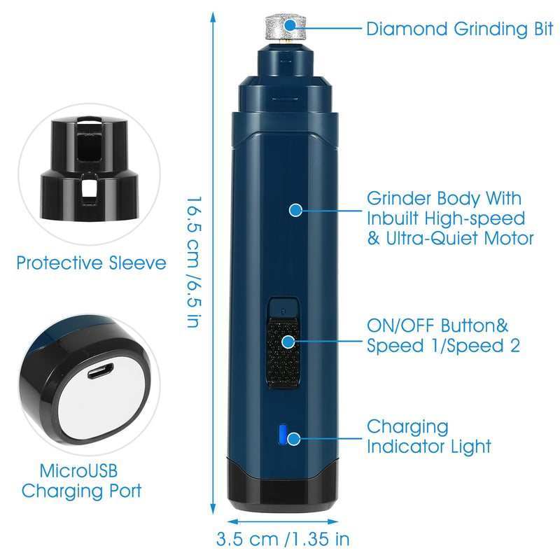 Electric pet nail grinder