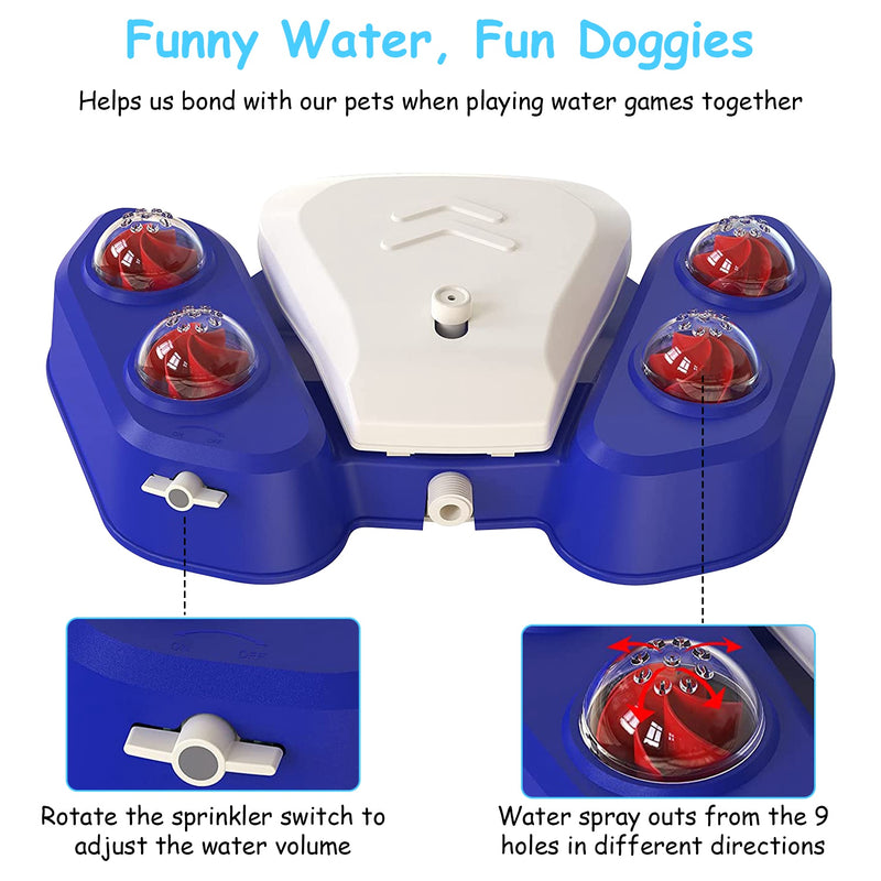 Automatic Pet Waterer – Outdoor Sprinkler Fountain Activated by Paw