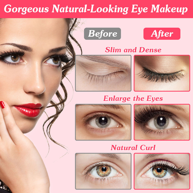 Natural Eyelash Curler - Electric with Comb and 3 Heat Settings