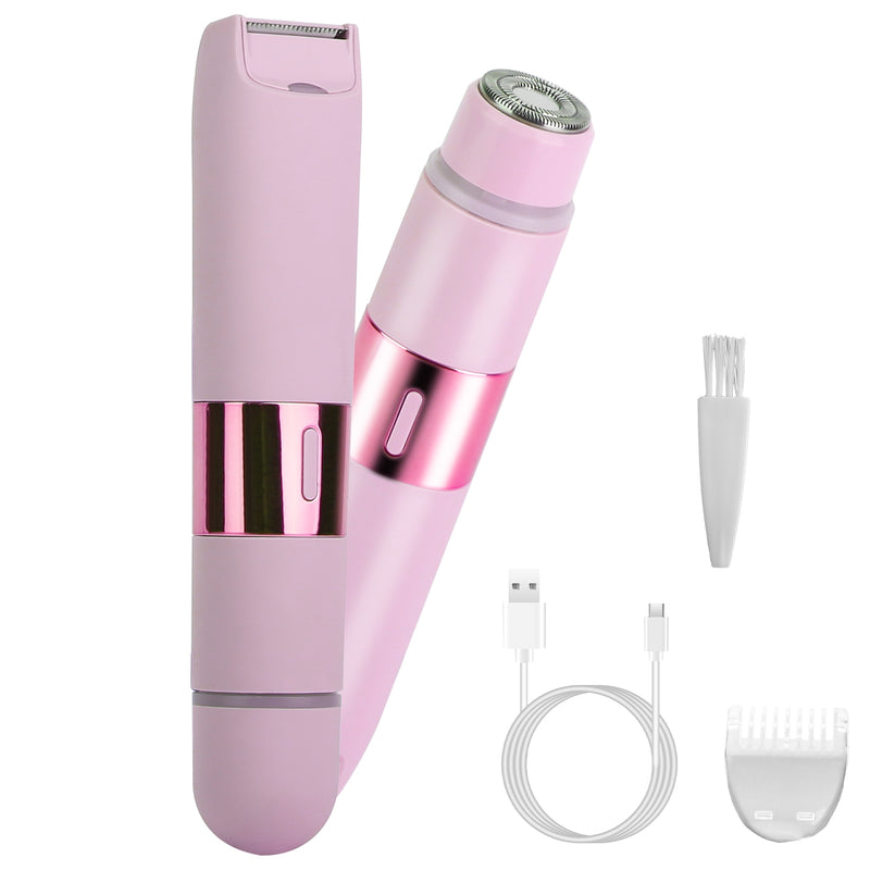 Women's Body Shaver – Cordless Dual-Head Trimmer for Bikini and Underarms