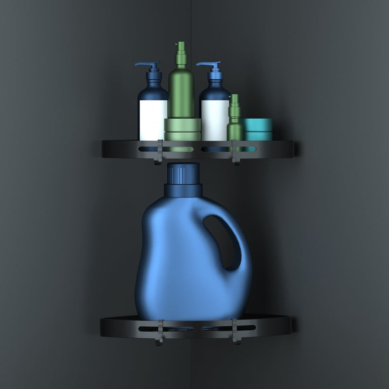 Corner Shower Caddy – 2-Tier Space Aluminum