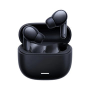 Audífonos Xiaomi Redmi Buds 6 Lite blancos con estuche de carga, diseño inalámbrico y auriculares en la imagen.