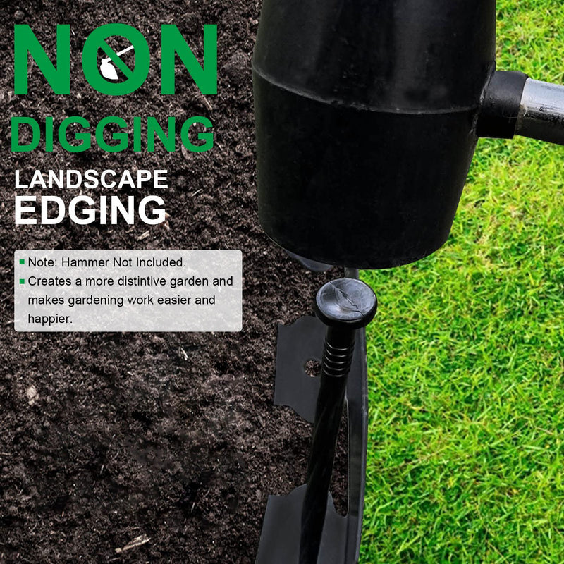 No-Dig Landscape Edging – Black PE Kit