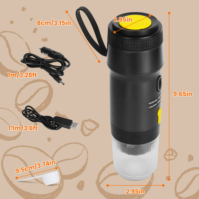 Portable Espresso Machine – For Car, Camping, and Office