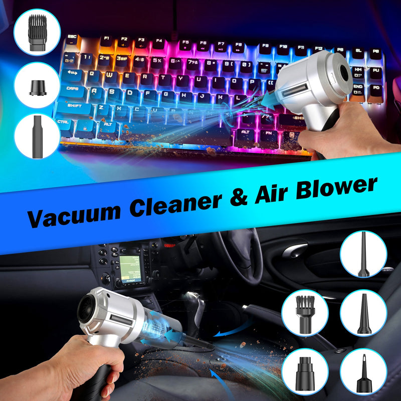 4-in-1 Portable Vacuum Cleaner – 20000PA Brushless Motor