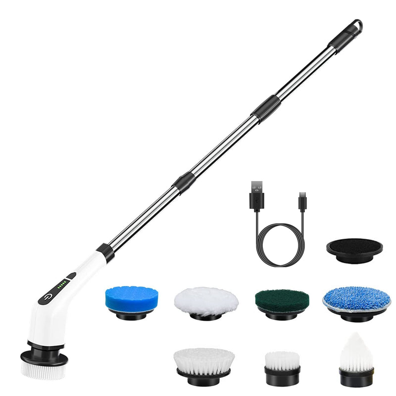 Portable Electric Spin Scrubber – Deep Cleaning for Tub, Floor, and Tiles