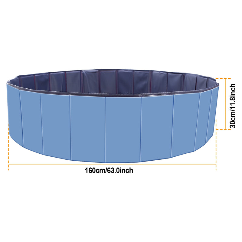 Pet Bathtub - 160cm PVC Pool for Dogs and Cats
