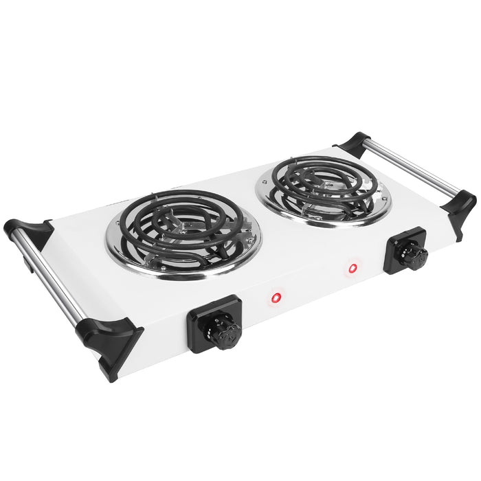 2000W Double Electric Burner – 5 Temperature Levels