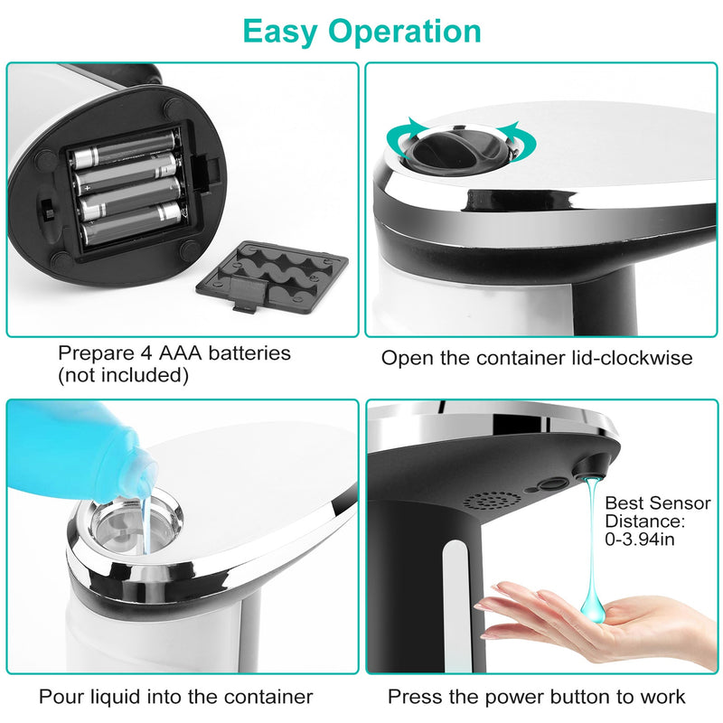 Automatic Liquid Soap Dispenser – Motion Sensor with 400ML Capacity