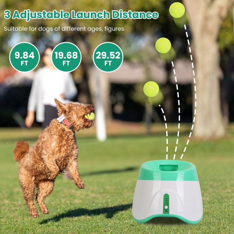 Interactive Dog Ball Launcher - Adjustable Distance