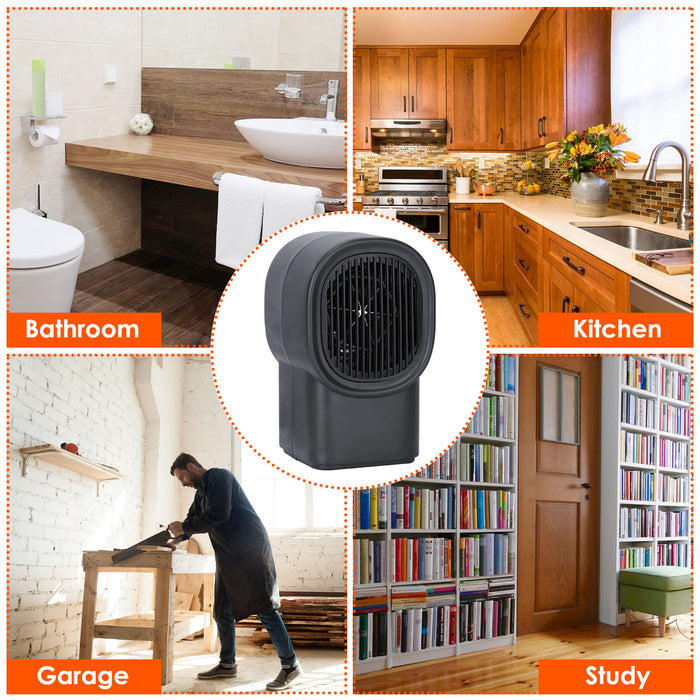 Compact Electric Heater – 400W Portable for Small Spaces
